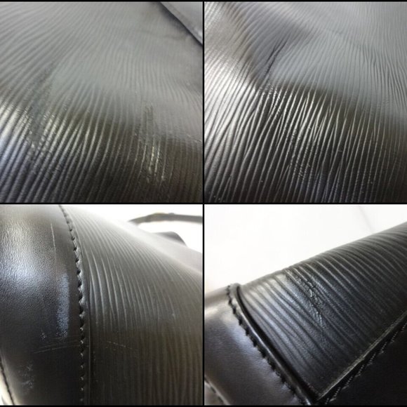 Noe Bucket & Drawstring Bag Black Epi Leather Shoulder Bag - Picture 10 of 12